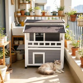 Heated Cat House for Outdoor