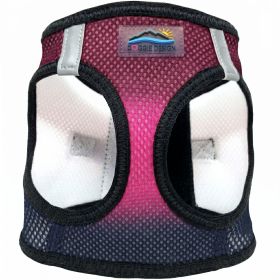 American River Choke Free Dog Harness Ombre Collection (Color: Sunset Pink, size: X-Large)