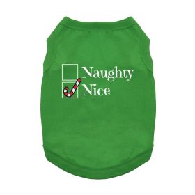 Nice Dog Shirt (Color: Green, size: small)